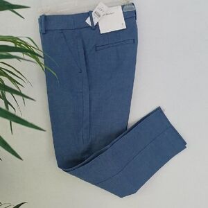 NWT LOFT "Riviera Slim" Women's Blue Pants,  Size 0